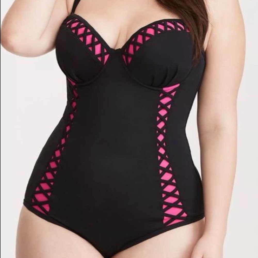 Torrid one piece swim. Size 2.  NWOT.